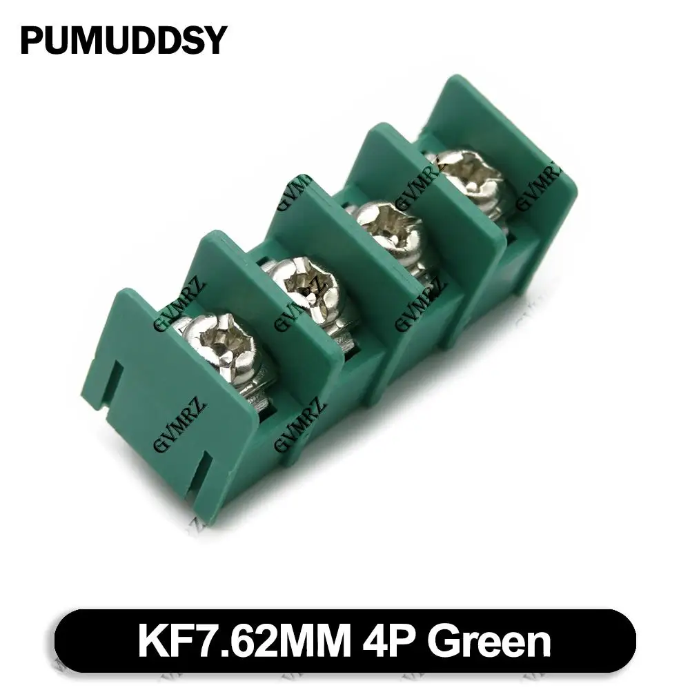 10PCS 2P-4P KF7.62 MG762-2 3 4 Pin Splicable Screw Terminal Block Connector Black Green 7.62mm Pitch 2P 3P 4P KF7.62 2P 3P 4P