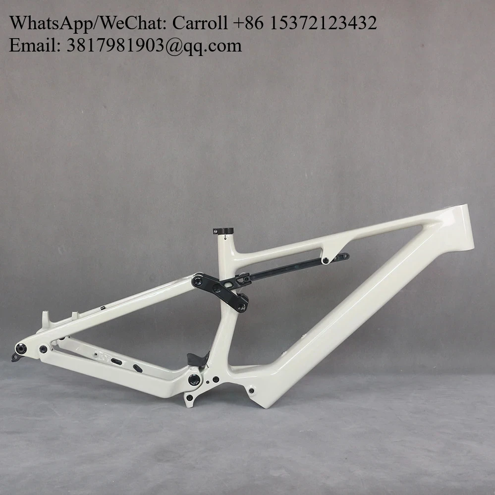 

29er MTB Подвесная рама Электрическая рама Двойная подвеска Горный велосипед Карбоновая рама M820 Двигатель E-Bike 29*2,6 '' Шина E67