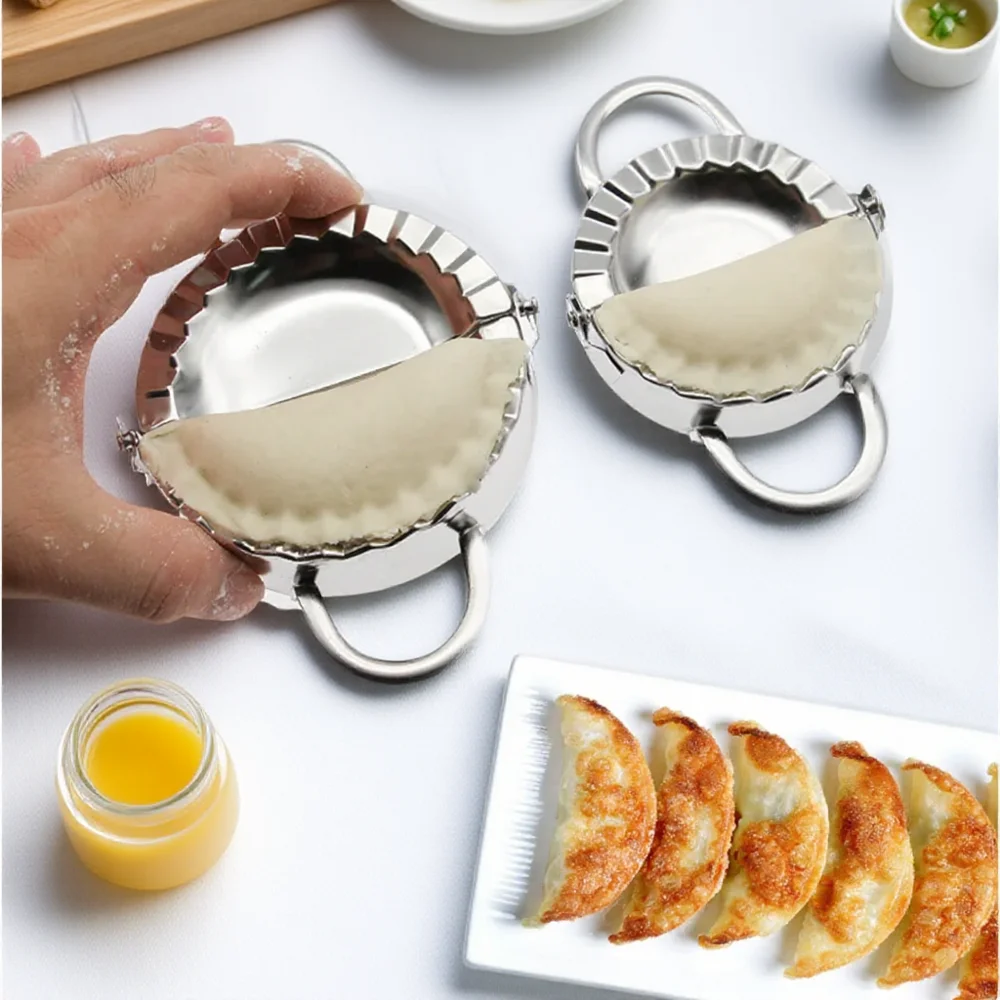 

Stainless Steel Dumpling Maker Manual Press Kitchen Tool Pastry Baking Accessories for Home 1PC