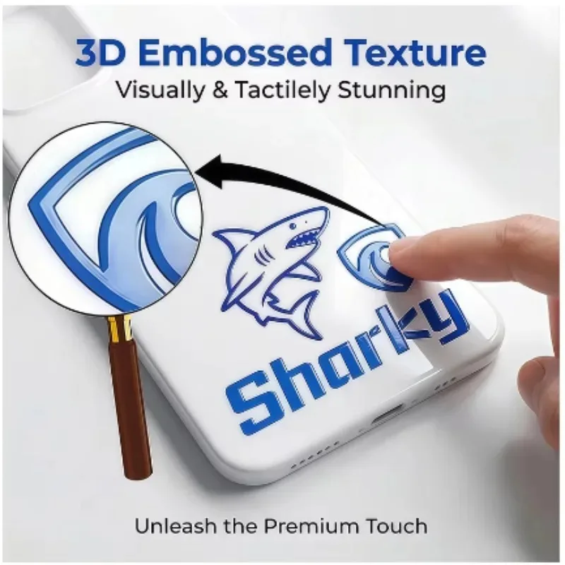 50PCS Personalized Stickers Logo Custom Transfer Sticker Wedding Label Waterproof 3D UV DTF Customized Brand Name DIY Car Bottle view 3