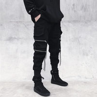 2025 new men's workwear pants, European and American men's loose straight casual pants, men's workwear pocket pants S-XXXL