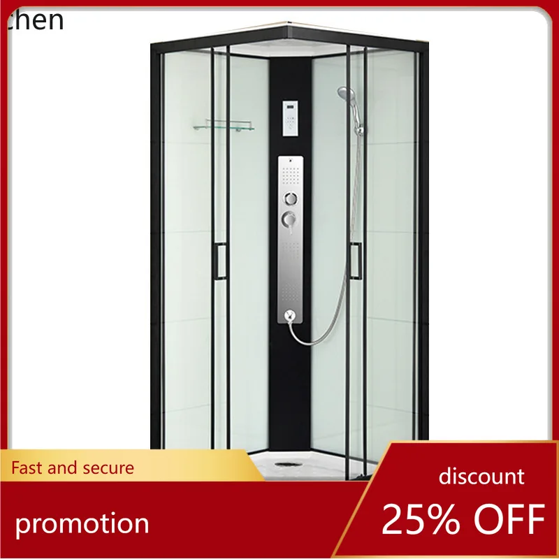 

YFY Integrated Shower Room Dry-Wet Separation All-in-One Bathroom Partition Explosion-Proof Glass Fan-Shaped Simple Room