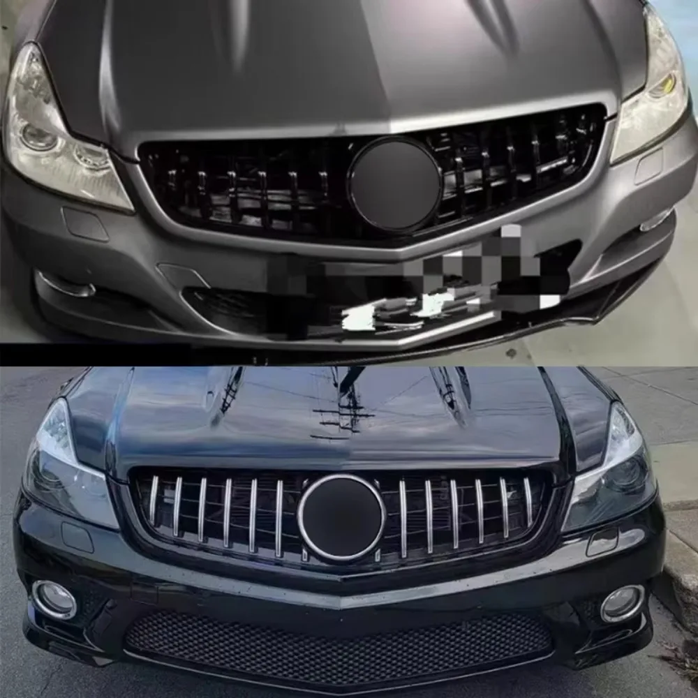 

Front Bumper Grille Grills For Mercedes-Benz SL-Class R230 SL500 SL550 SL600 2008 2009 2010 2011 2012 Facelift ABS Racing Grill