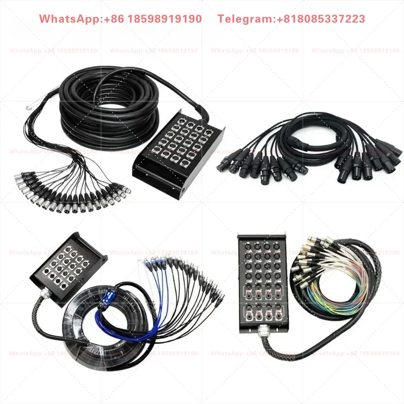 1 piece suitable for Oem8 10 12 16 24 32 Channels  30 50 100 Meter  Audio Signal Stage Snake Cable Management