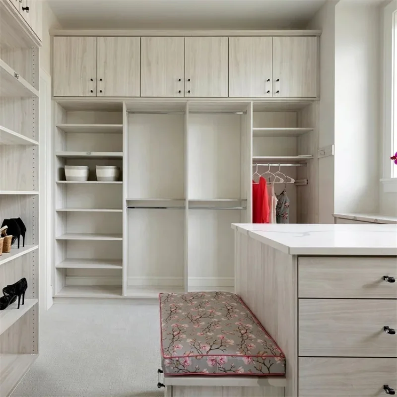 custom.Muti-functional Storage Wardrobe Cabinet Luxurious with Glass and Drawers Cabinet Durable Modern High-quality