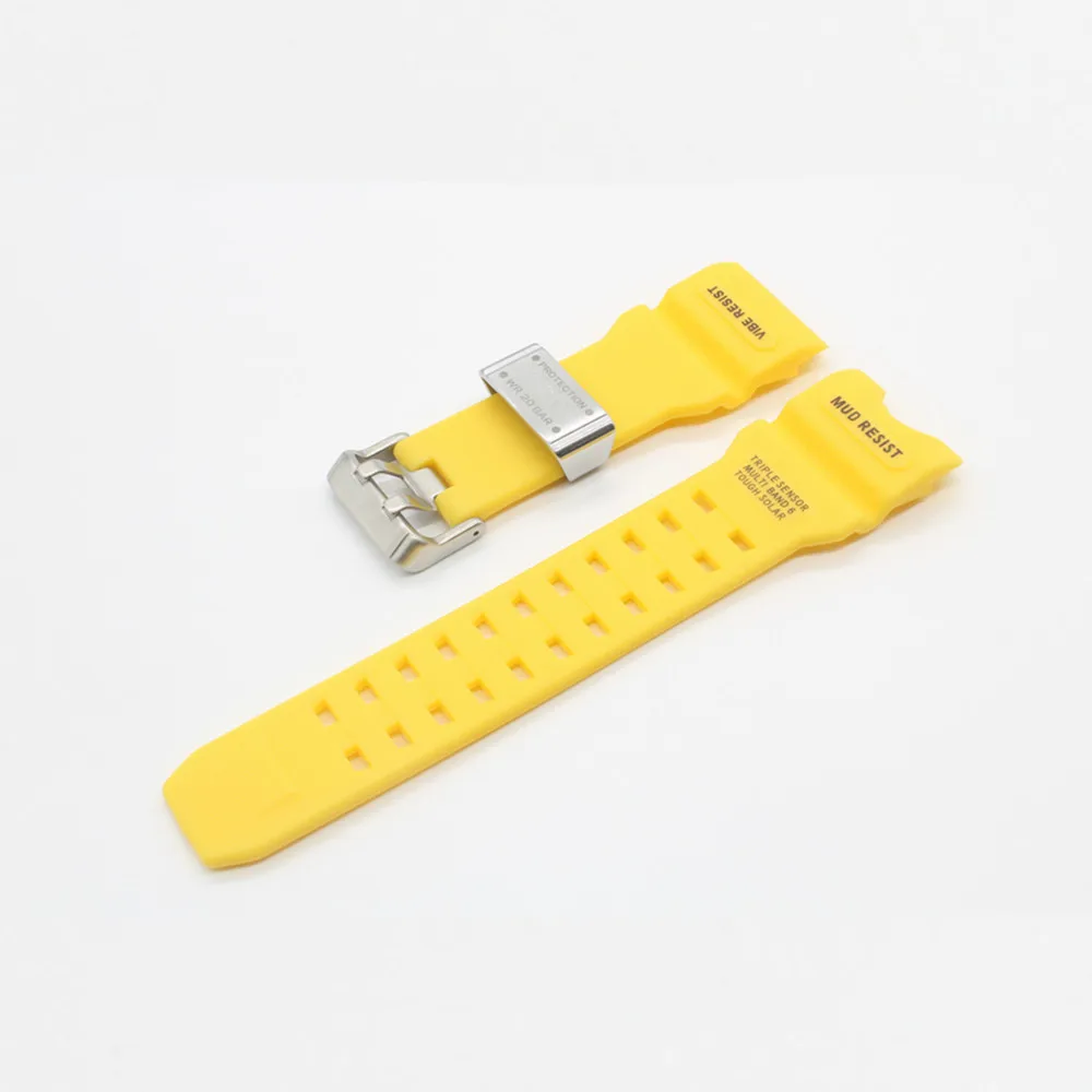 TPU Wrist Band Strap For GWG 1000GB Sport Watchband Bracelet for gwg1000-gb GWG-1000GB Metal ring solid color strap Belt Ear Pi