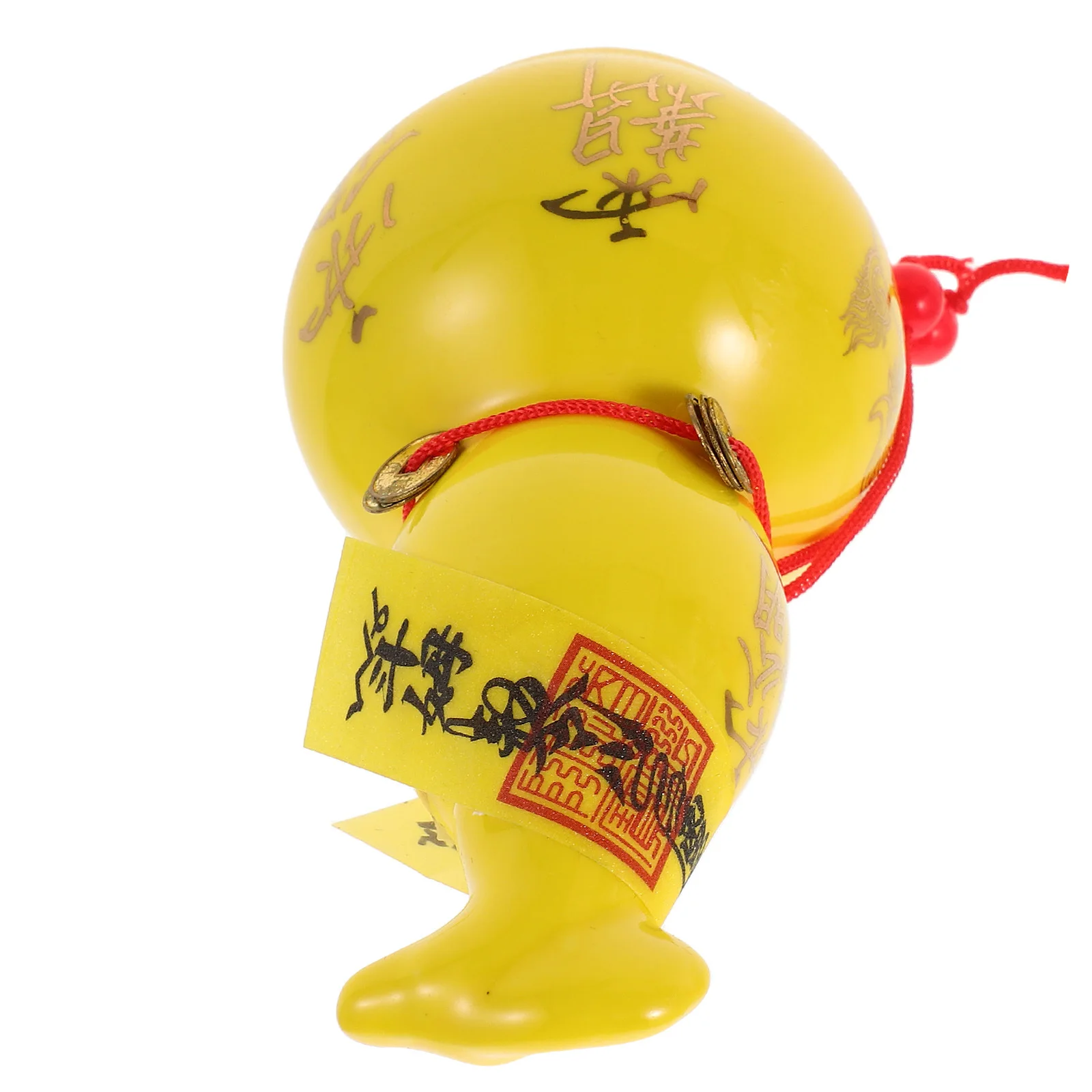 

Chinese Gourd Feng Shui Decor Porcelain Luck Statue Wu Lou Ornament Five Emperor Money Feng Shui Decor Desktop Ornament