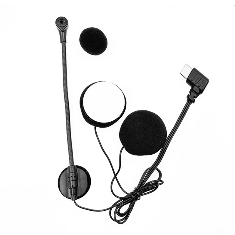 Altavoz con micrófono tipo C para cascos de media máscara