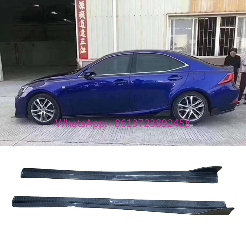 

IS300 Carbon Fiber Side Skirt Body Kits for Lexus IS 2017 2019