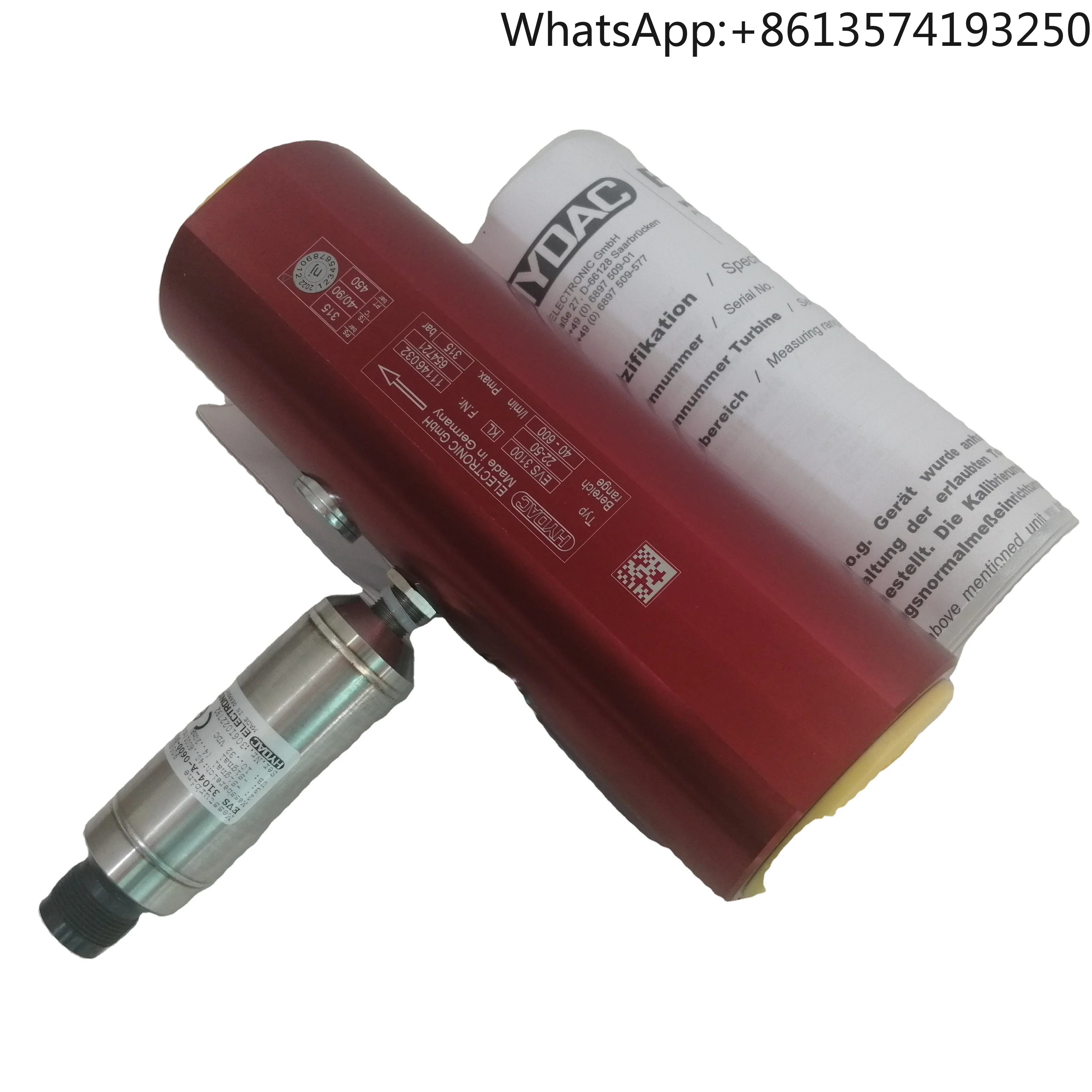 

HYDAC Flow Rate Transmitter EVS3104-A-0600-000