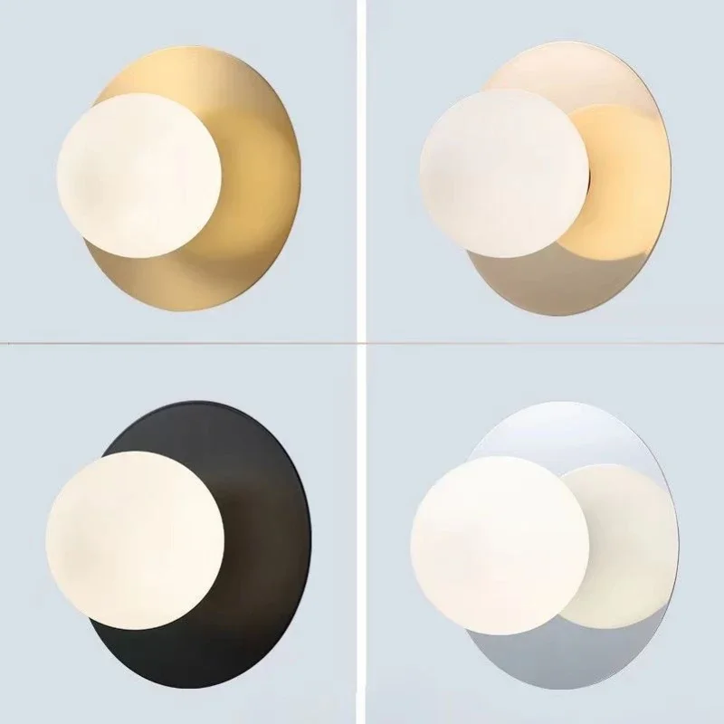 

Indoor LED wall lights modern creative bedroom lights balcony porch living room wall hanging Nordic luxury room decoration