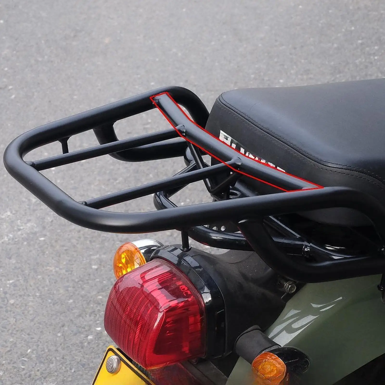 

Heavy Duty Motorcycle Rear Rack Steel Tail Carrier Cargo Holder High Performance for Honda CC