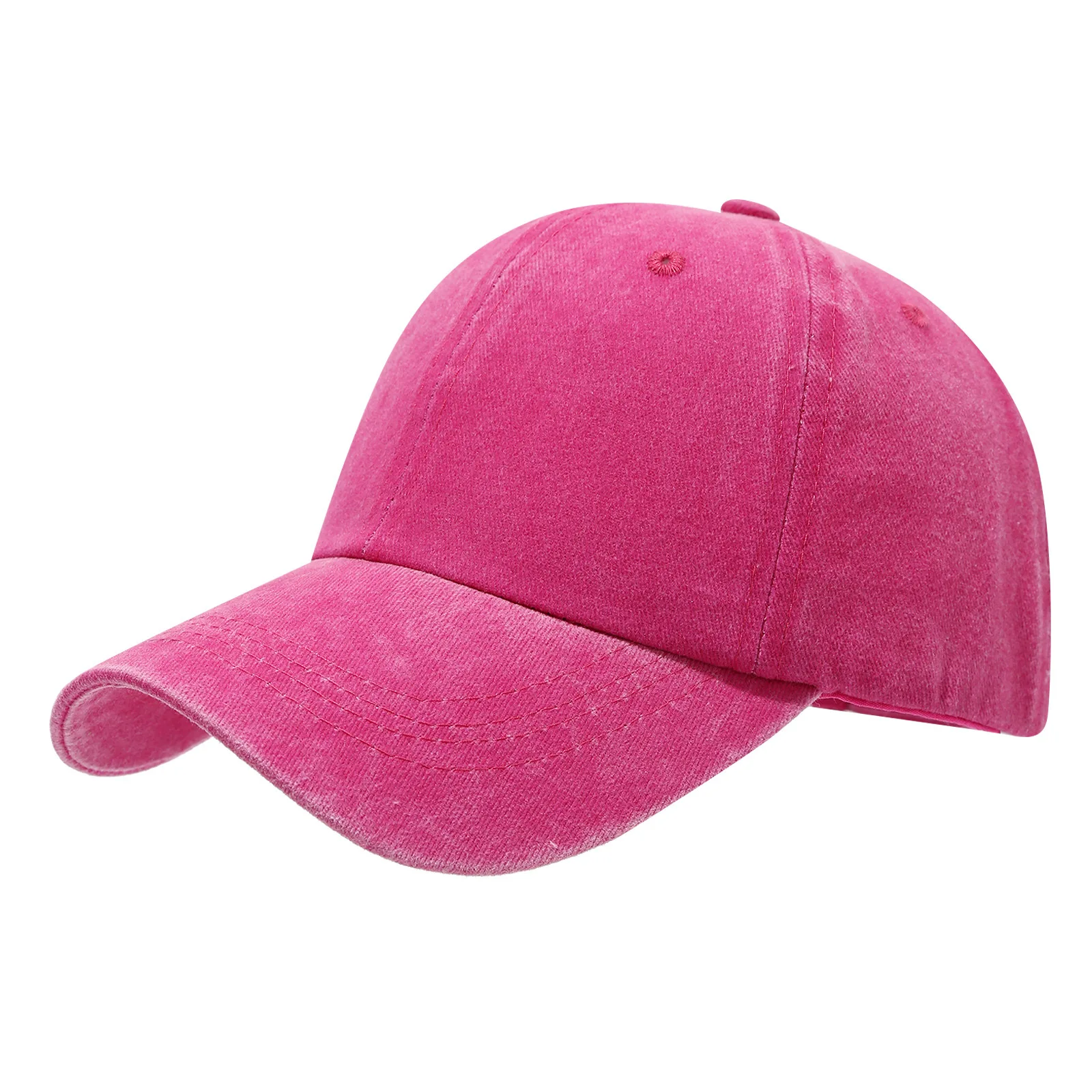 Individuell bedrucktes Logo, komplett aus Baumwolle gewaschene Vintage-Baseballkappe, Arbeitsreise-Sonnenhut, geeignet für Männer und Frauen – Detail 14