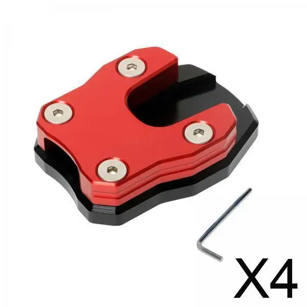 

Enlarged Side Bracket Extension Plate Aluminium Alloy Motorcycle Kickstand Pad Support for Easel and Wheel Stand