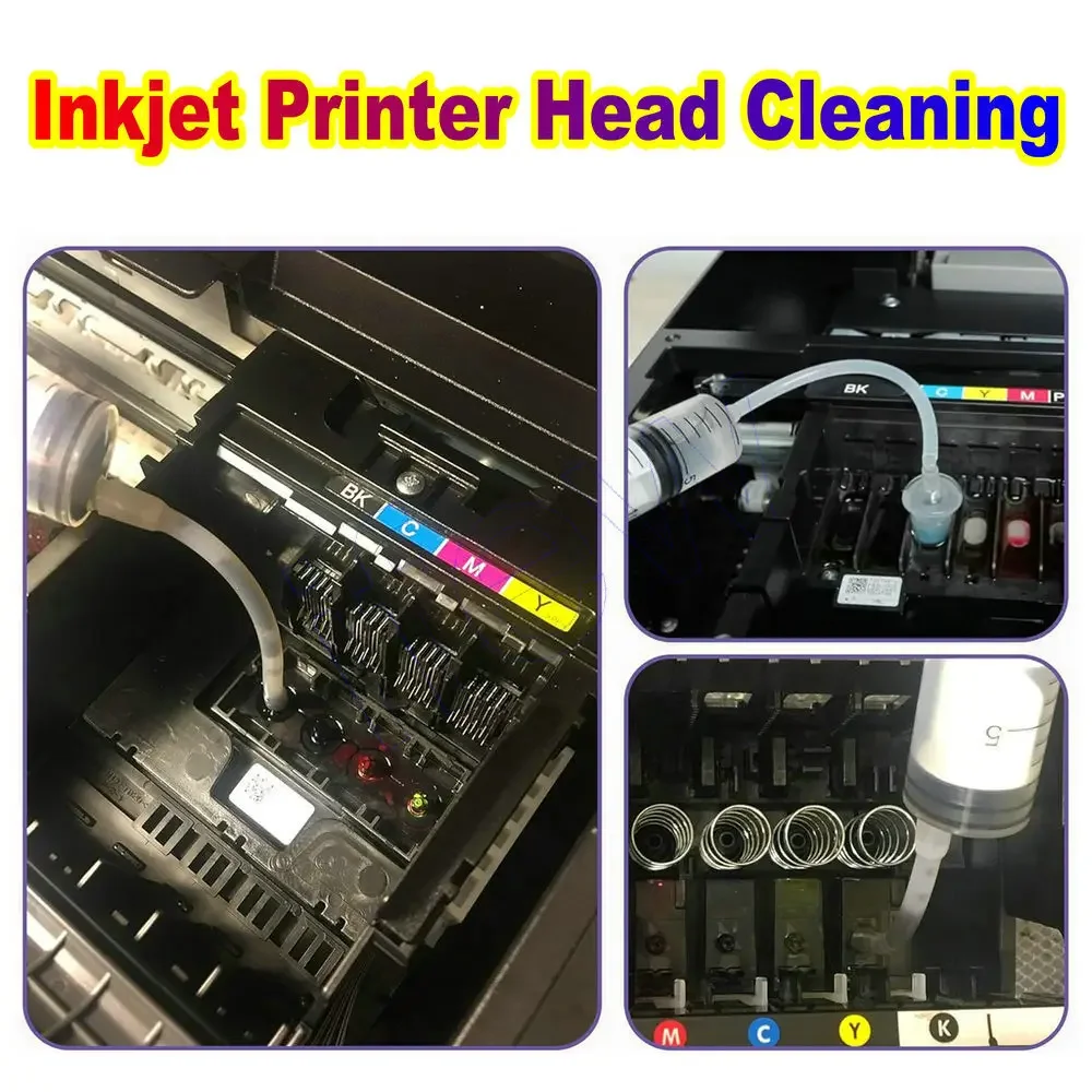سائل منظف رأس الطباعة L800 لتنظيف DTF حل تنظيف قوي لرأس الطباعة Epson L18050 L8050 8550