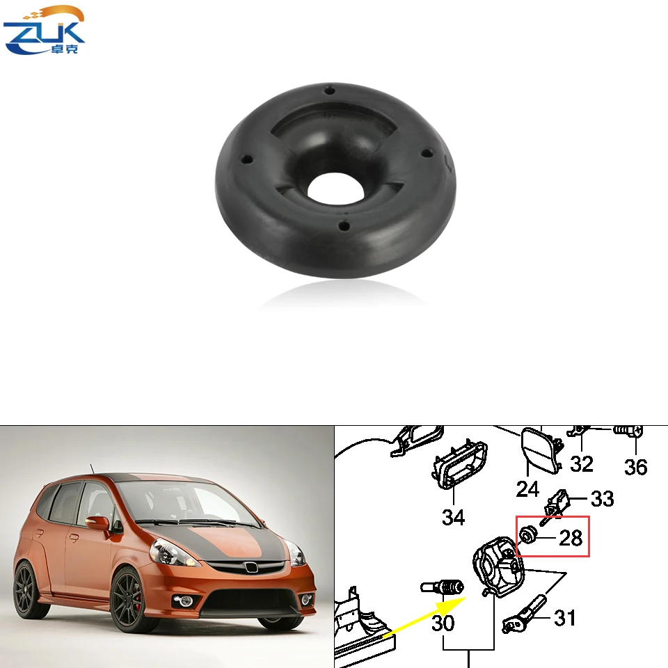 ZUK For HONDA FIT JAZZ 2005-2014 CITY 2009-2014 INSIGHT 2013-2014 OEM:74470-SAA-003 Fuel Lid Lock Packing Gasket