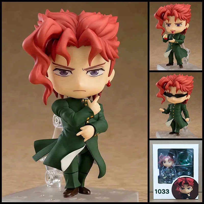 1033 Jojo Bizarre Adventure Noriaki Kakyoin Chibi Interchangeable Face Pvc Collectible Figure For Anime Collectors