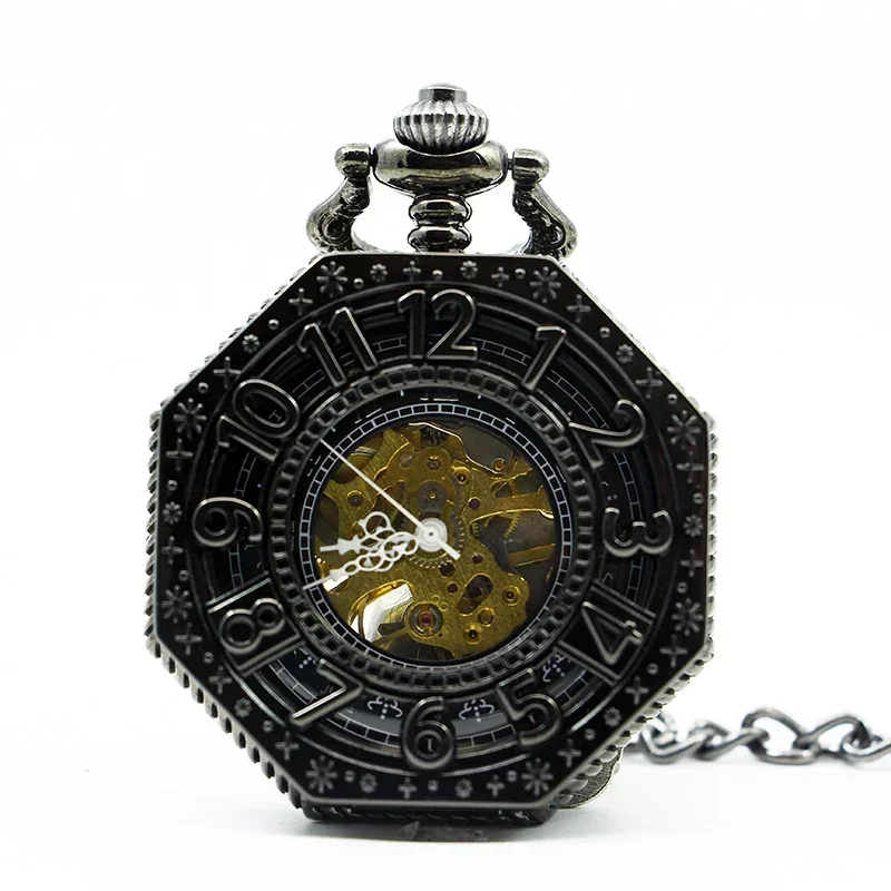 

Antique Collection Pocket Watches Mechanical for Men Roman Numerals Vintage Hand Wind Casual Watches Relojes De Bolsillo