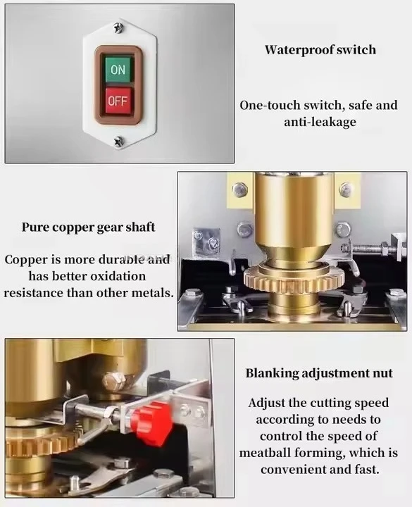 product-Kitchen Rounding Rolling Extruder Machine Processing Production Line Stuffing Fish Meatball Maker for Sale