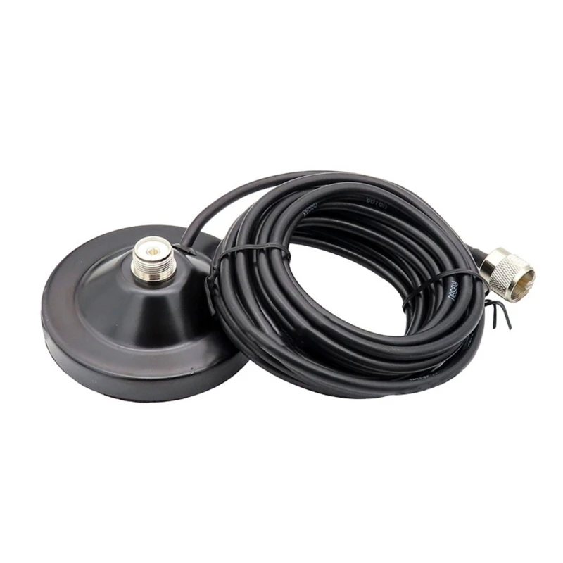 PL259 9cm Magnets 5M Feeders Cable PL259 Mount Car Antennas Base for BJ218 BJ318 Mobile Radio