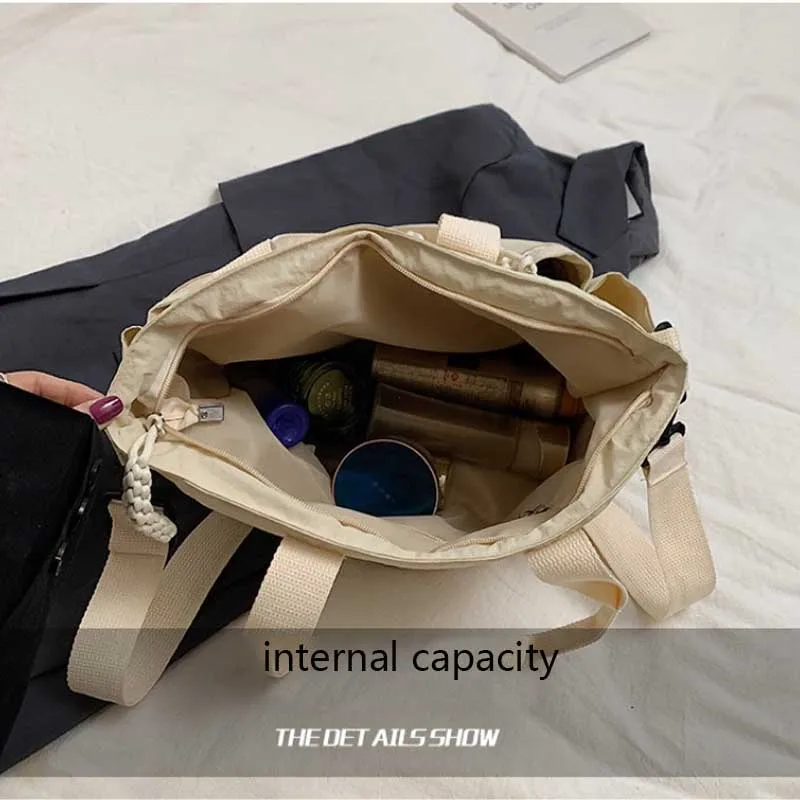 Leisure Nylon Fabric Tote Bag 2025 New Fashion Large Capacity Commuting Shoulder Bag/cross-body Bag/travel Bag for Women Handbag