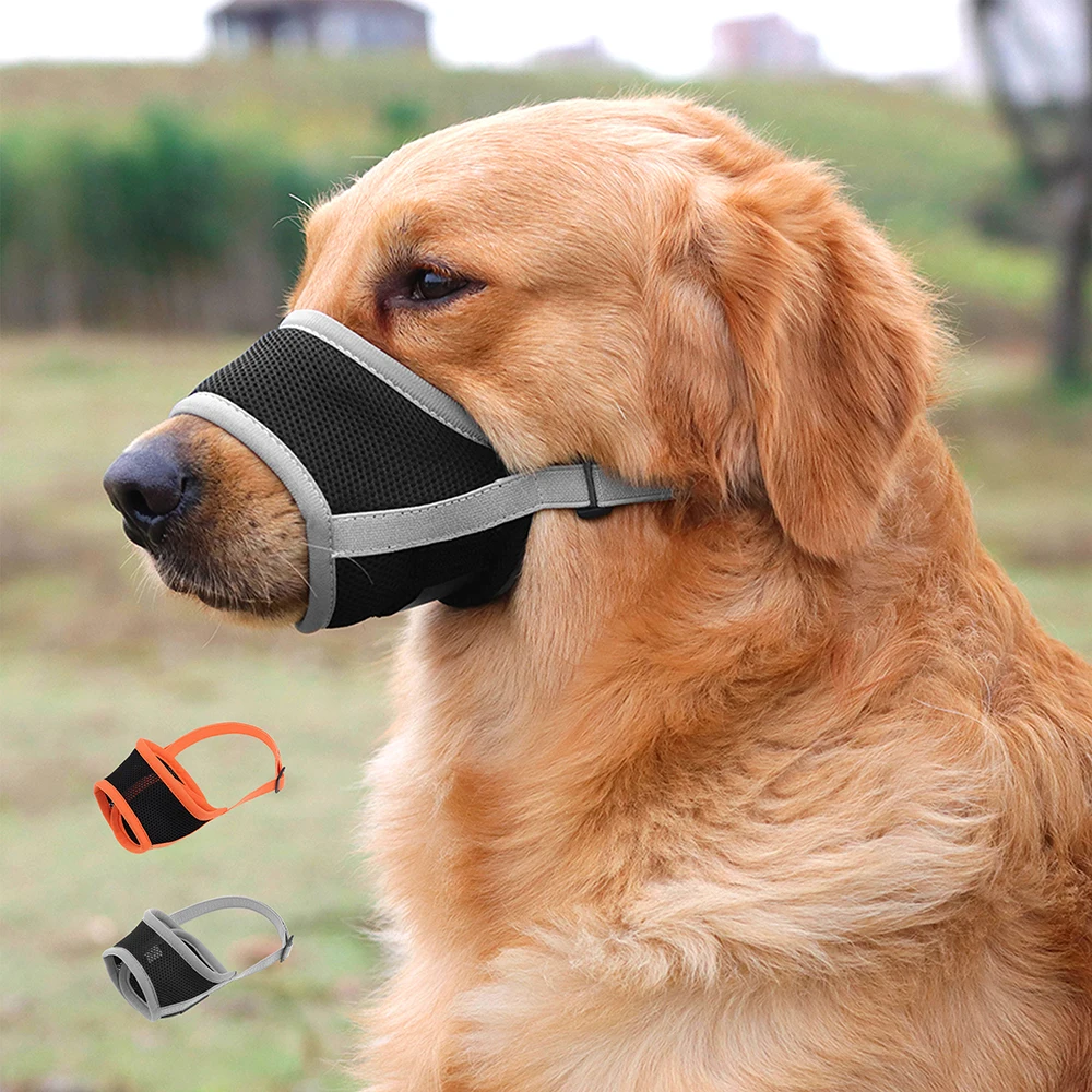 Breathable Mesh Nylon Dog Muzzle 1