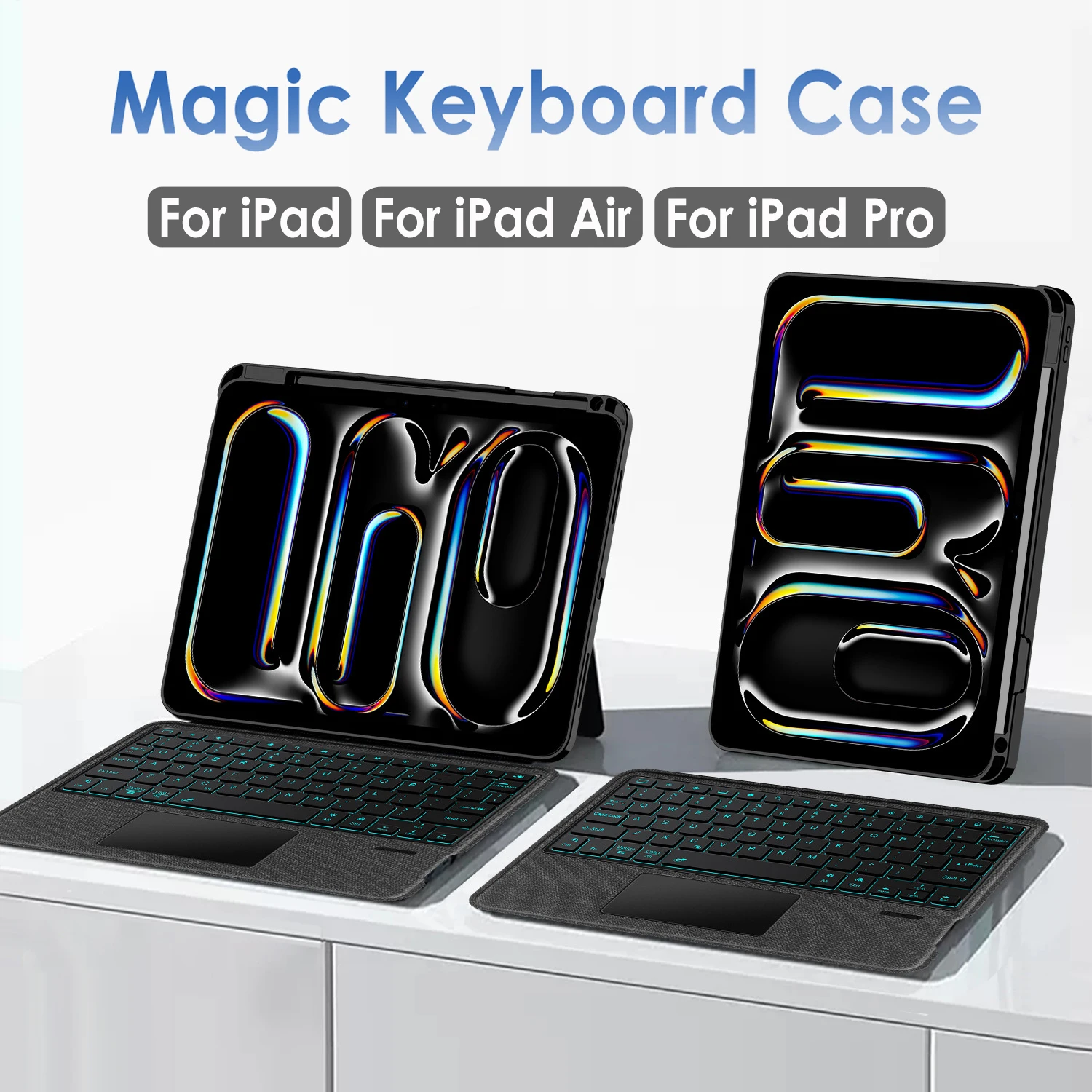 

Волшебная клавиатура для iPad 11 A16 2025 10-го поколения 10,9, разделенная клавиатура, чехол Folio для iPad Air 11 13 Air 5 4 iPad Pro 11 12,9 13 M4