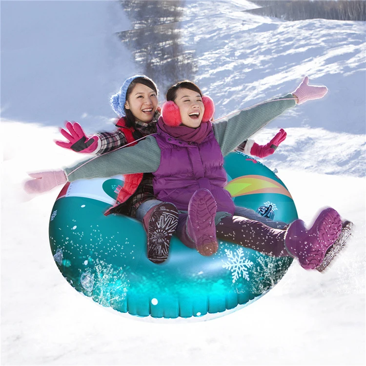 PVC 재질의 튼튼한 눈썰매, 어린이용 겨울 야외 썰매 스포츠, 재미있는 겨울 눈썰매
