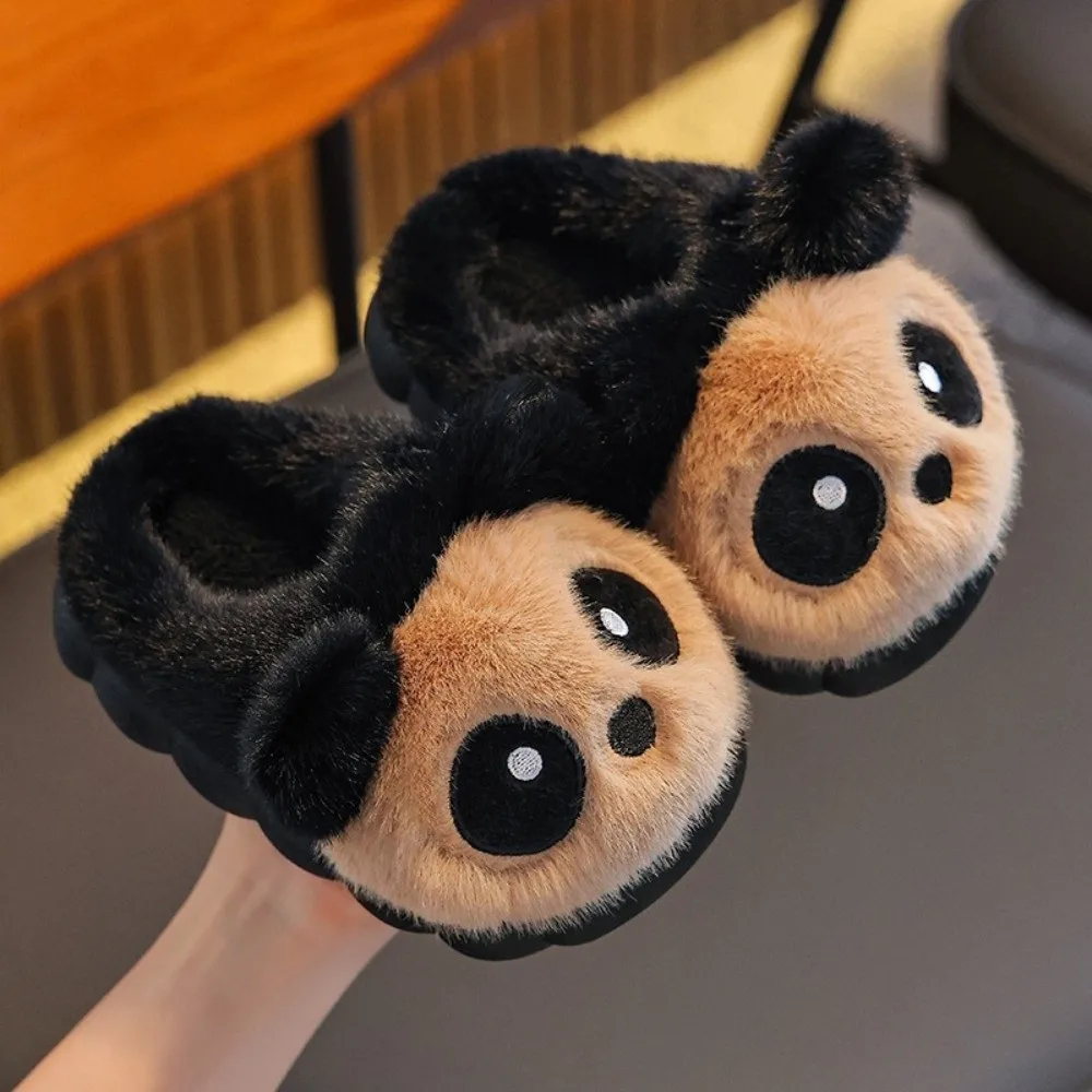 

Fashion Cute Panda Children Slippers Keep Warm Comfortable Floor Shoes Home Slippers Indoor