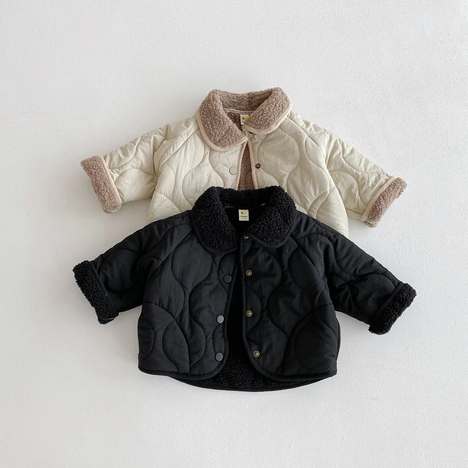 Winter Neue Koreanische Kinderkleidung Winddichte Gesteppte Jacke Kinder-Baumwollmantel 0-5 Jahre Alte Baby-Winterkleidung – Detail 5
