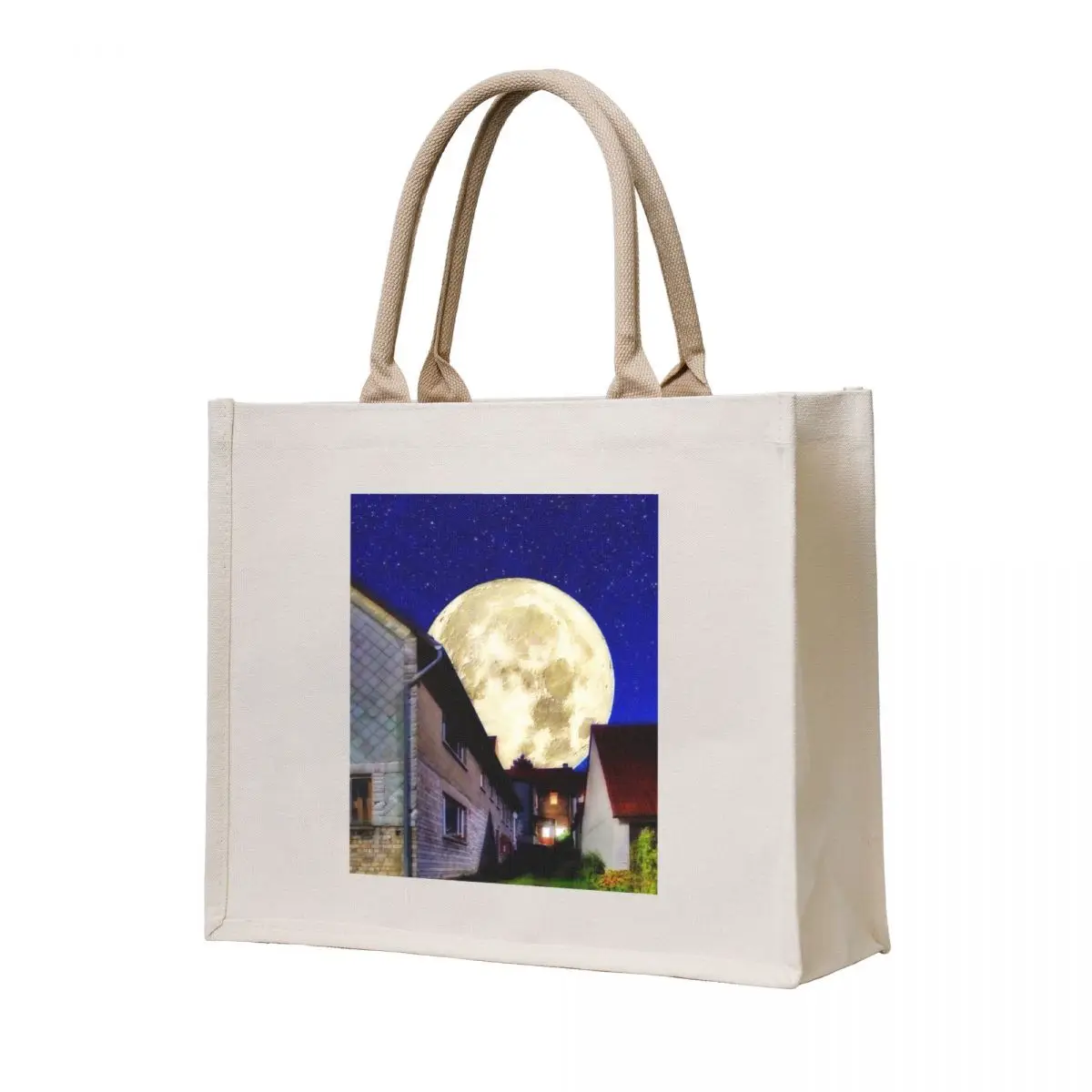

At home Tote Bag university shopper bag Fabric bag custom tote