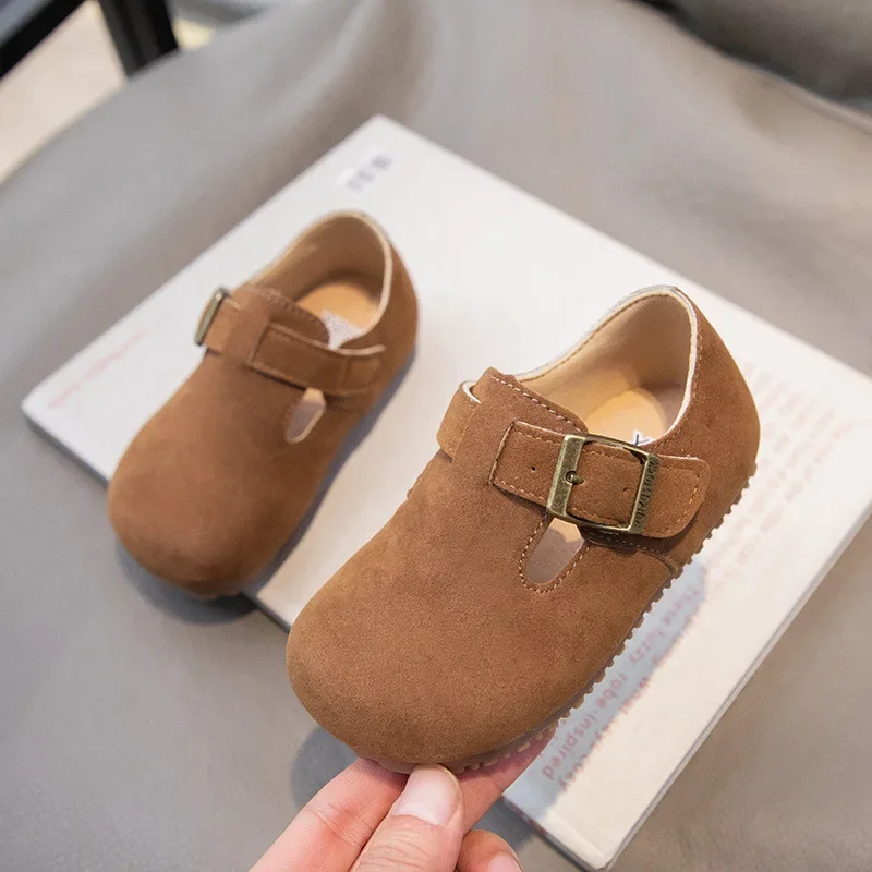 

Size 21-30 Baby Walking Shoes 2024 Spring Autumn Boys and Girls 1 To 2 Years Solid Color Non Slip Step on Children Casual Shoes