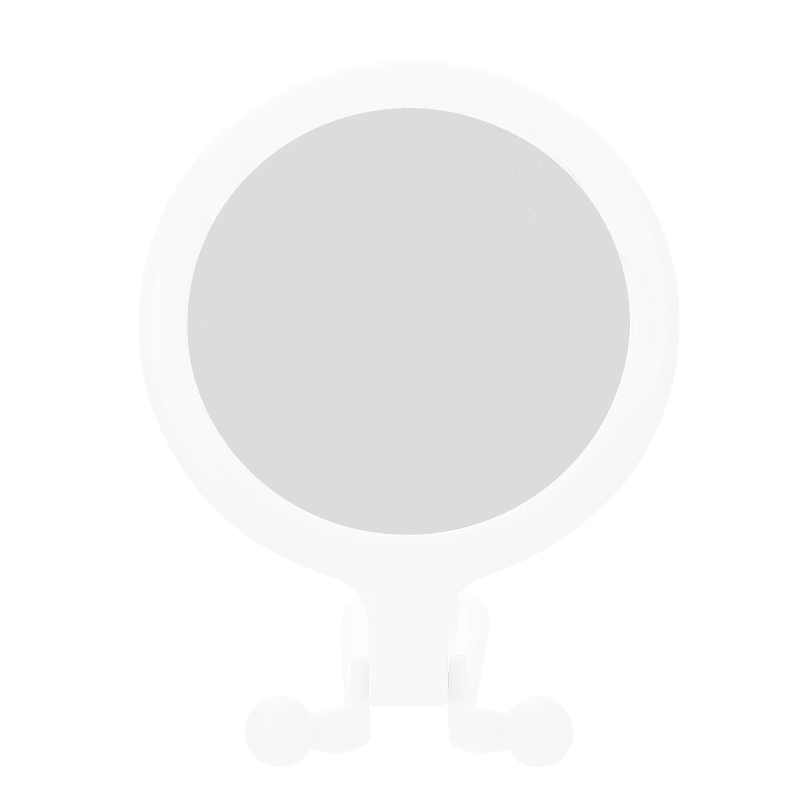 

Mirror Handheld Vanity Personal Makeup Mirrors Hanging with Handle White Double-sided