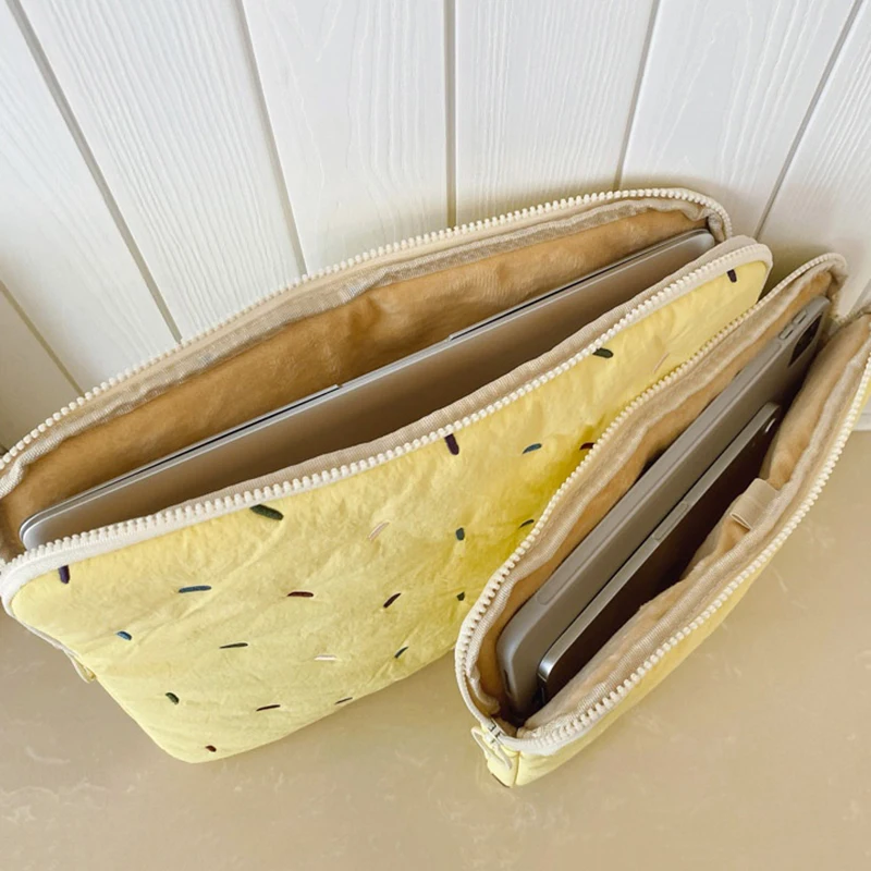

Cute Laptop Bag For Xiaomi Dell Notebook Computer Laptop Sleeve For Macbook Tablet Bag Shockproof Portable Tablet Pouch