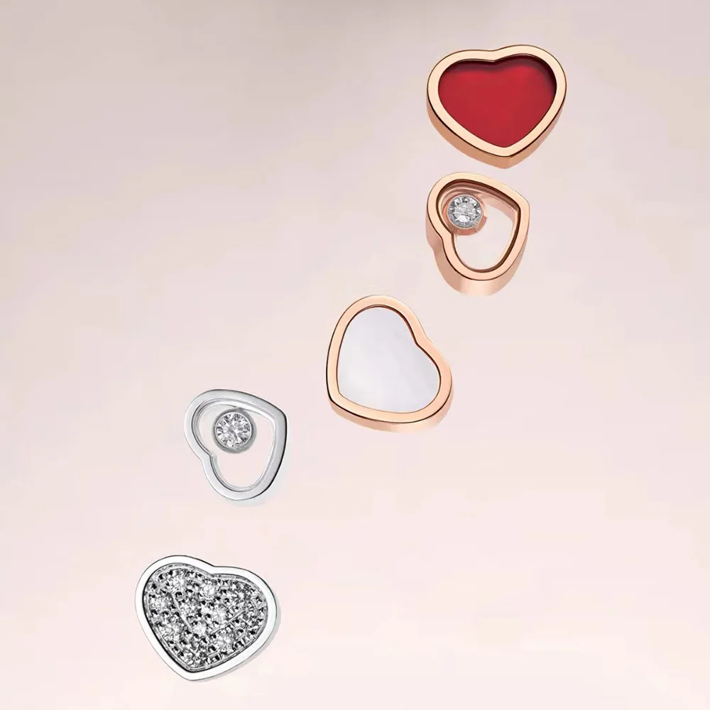 

Heart Shape Mother of Pearl Stud Earrings for Women, 18K Gold Plated with S925 Sterling Silver Ear Wires, Dainty Minimalist Gift