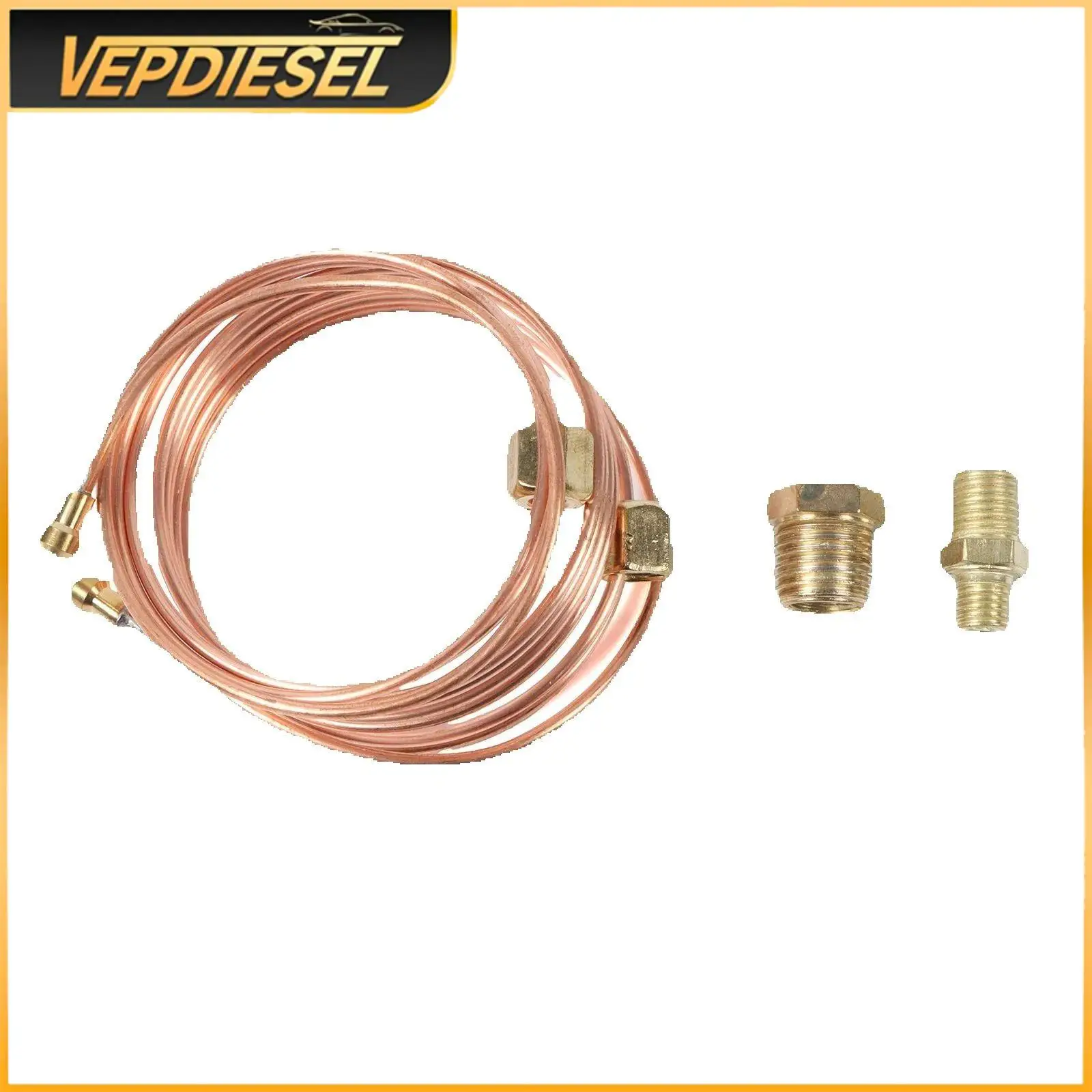 

AG96 72-дюймовый медный комплект трубок манометра масла с фитингами для автомобиля, грузовика, трактора, универсальный