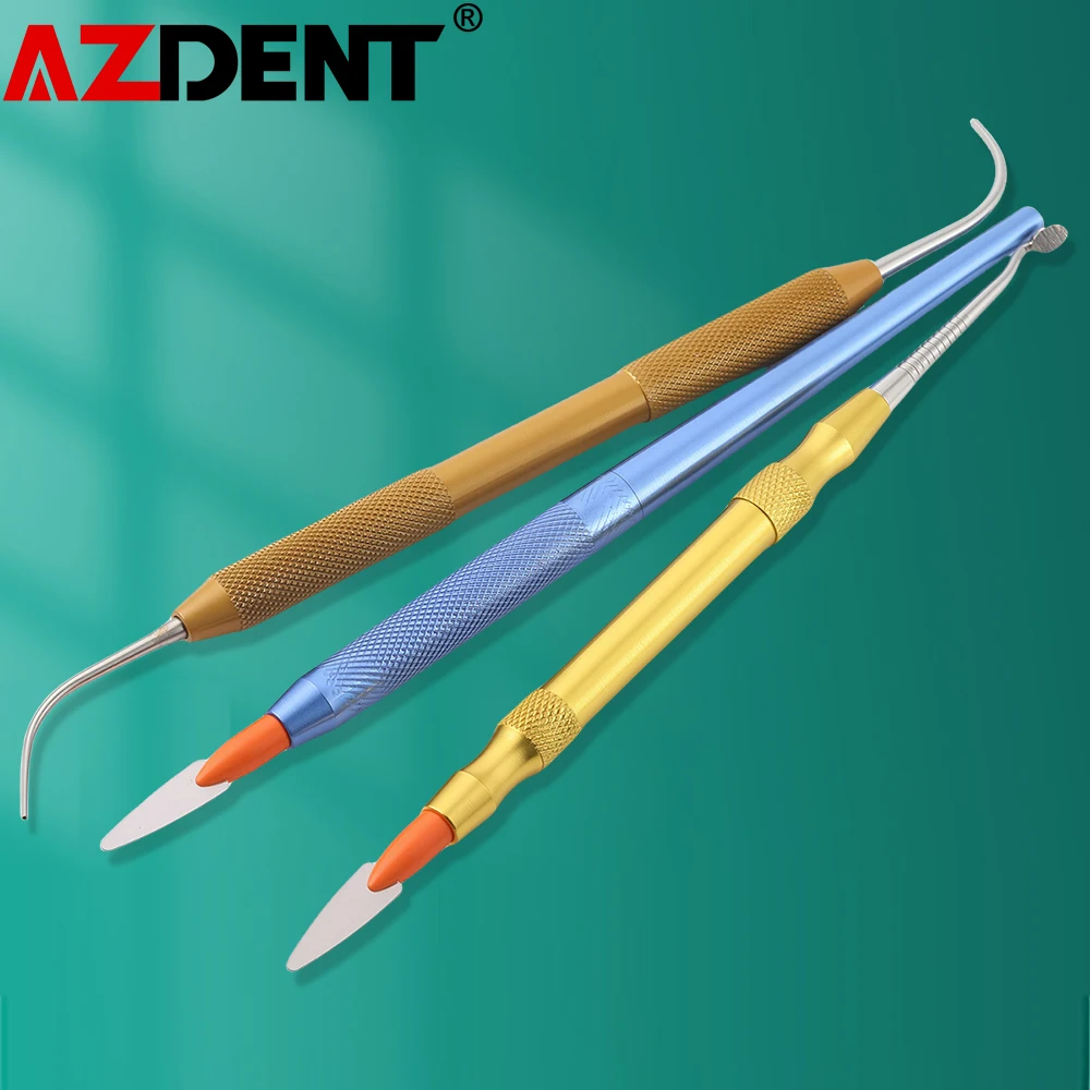 

1Pcs Azdent Dental Sculpture Knife Dentist Wax Carving Tools Knife Dental Lab Equipment