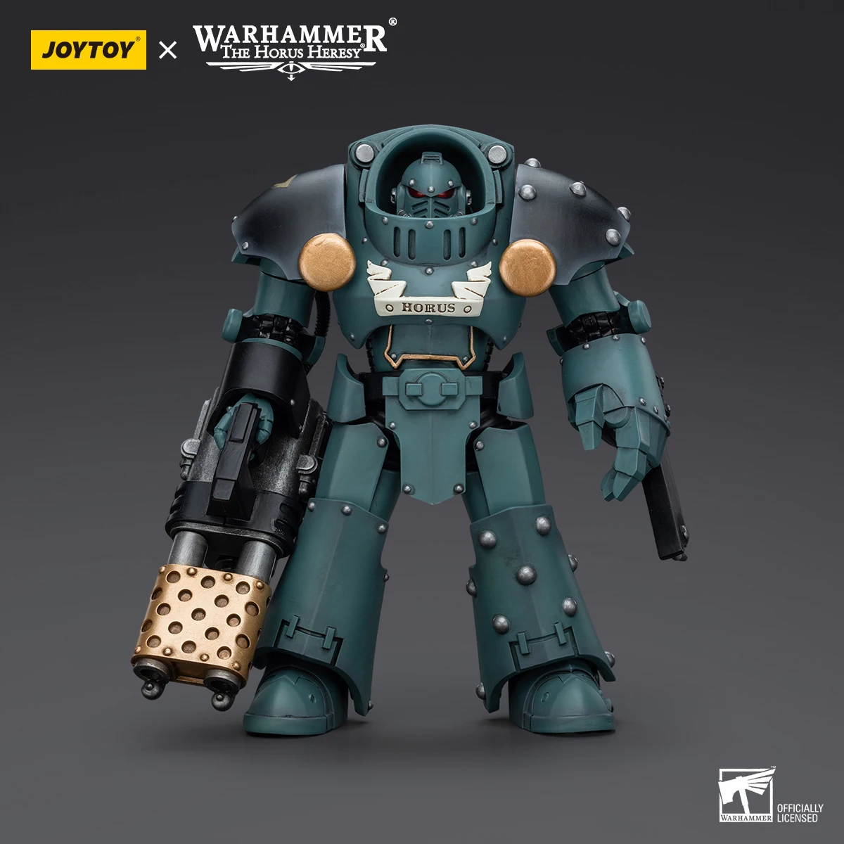 【SF】JOYTOY 1/18 Action Figure Warhammer 40K Sons of Horus Tartaros Terminator Squad Prime Model Toy Gift