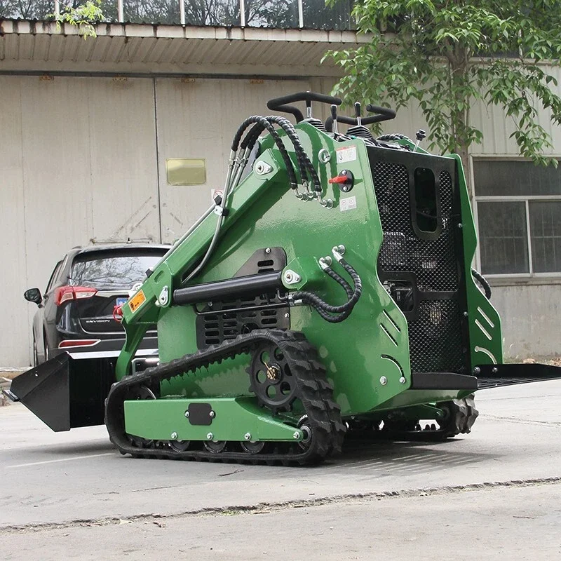 รถตักล้อยางขนาด 4,000 ปอนด์ สีเขียว ใหม่ 15 แรงม้า ระบบไฮดรอลิก หม้อน้ำ  สินค้าในสหรัฐอเมริกา รถตีนตะขาบ มาตรฐาน EPA สำหรับฟาร์ม