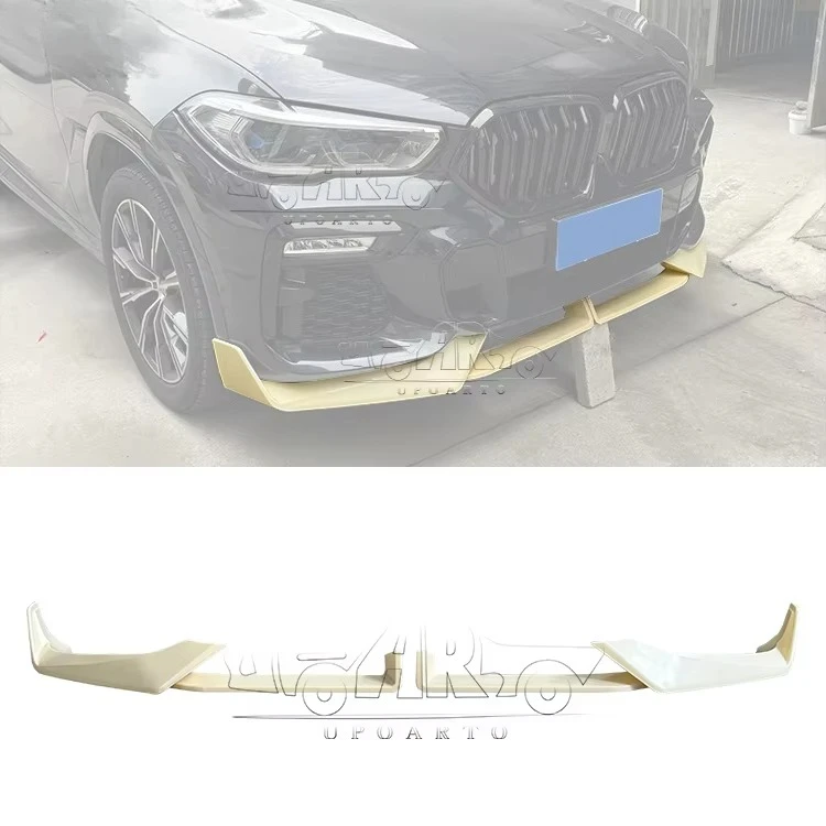 

Auto Part Front Lip Spoiler G06 Front Bumper Lip Carbon Fiber Look 4 Parts Front Lip for X6 G06 Pre-LCI M Sport 2020-2023