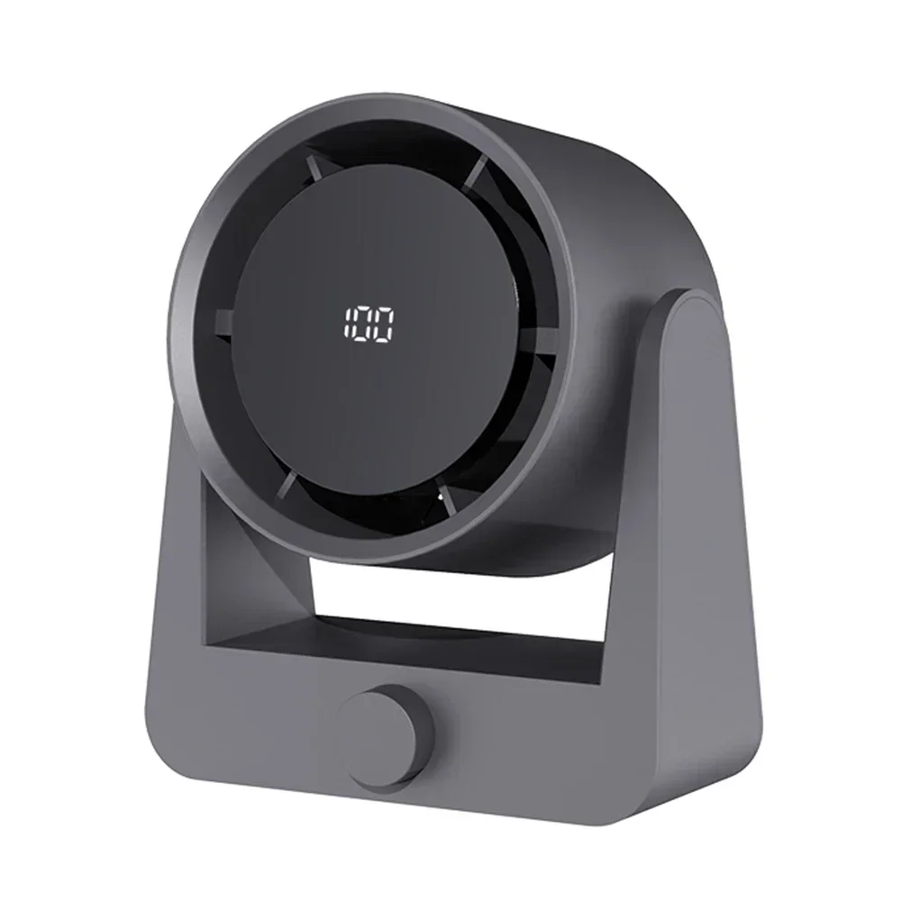 

Adjustable Fan Electric Fan Indoor Cooling 100 Speed Levels 16 Hours Use 3D Air Circulation 4000 MAh Battery For Home