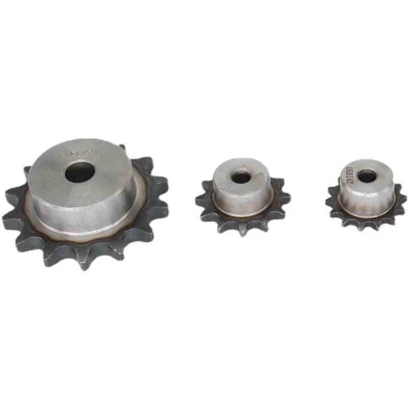 1PCS 04C/05B/06B/08B Sprocket 10-25Teeth 45# Steel Table Wheel Finished Hole Sprocket Standard Hobbing Pitch 6.35/8/9.525/12.7mm