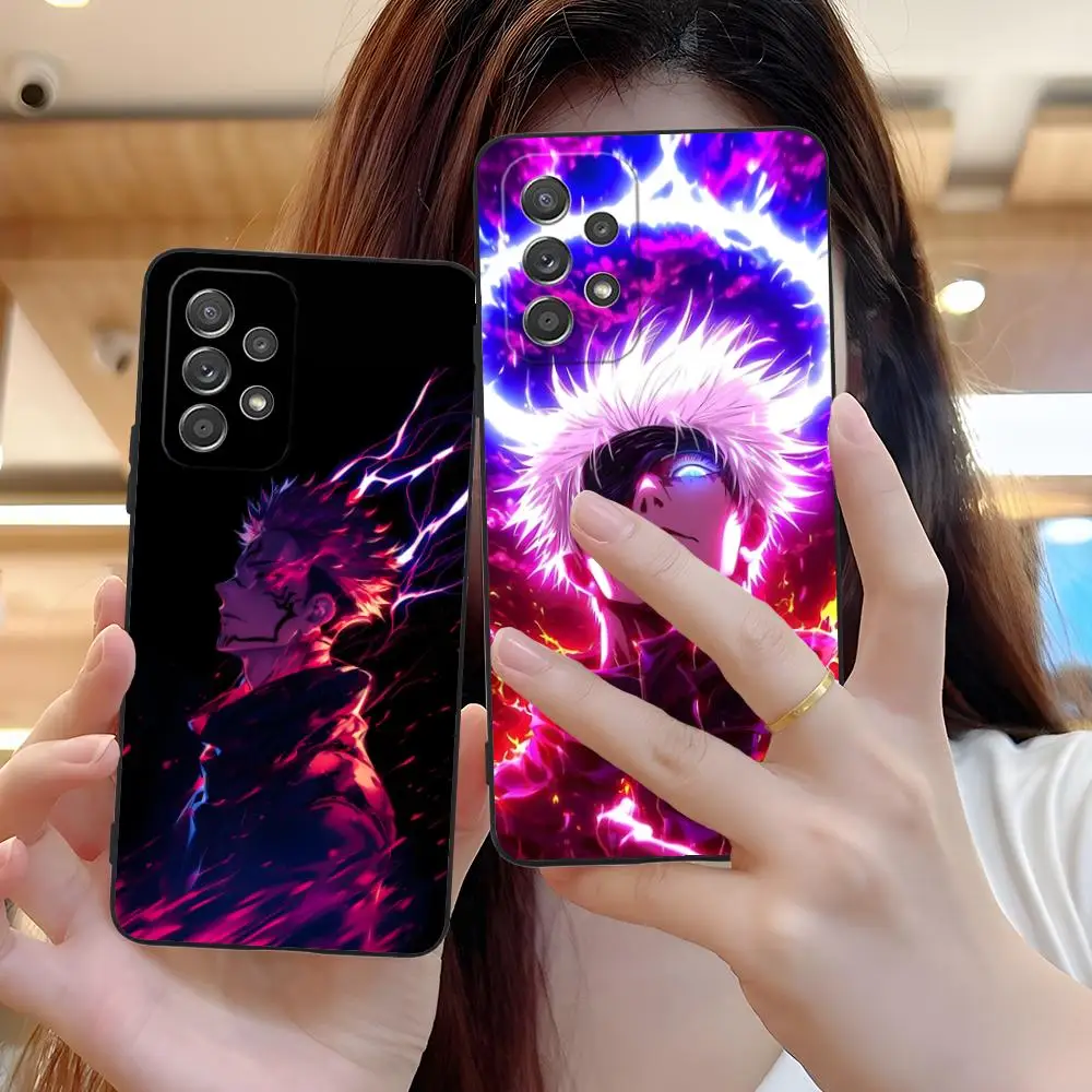 

Цветной чехол для мобильного телефона Jujutsu Kaisen для Samsung Galaxy M55 54 42 35 34 33 32 23 22 15 14 13 12 F55 5G с цветной печатью