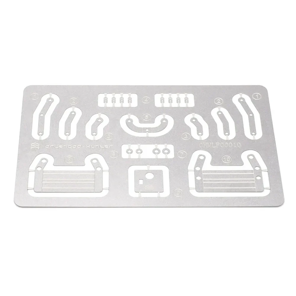 RC Spare Parts Folding Step for Orlandoo Hunter OHN01 SA0093 1/32 Mini Camper Model custom size Stainless Steel Replacement Part