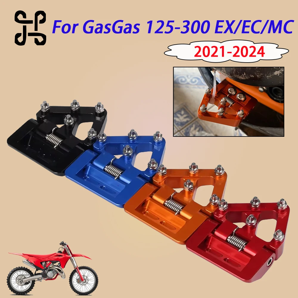 

For GasGas EX EC MC 125 250 300 250F 350F 450F 2021 - 2024 Folding Rear Brake Pedal Enduro Anti-Crash Foot Lever Accessories