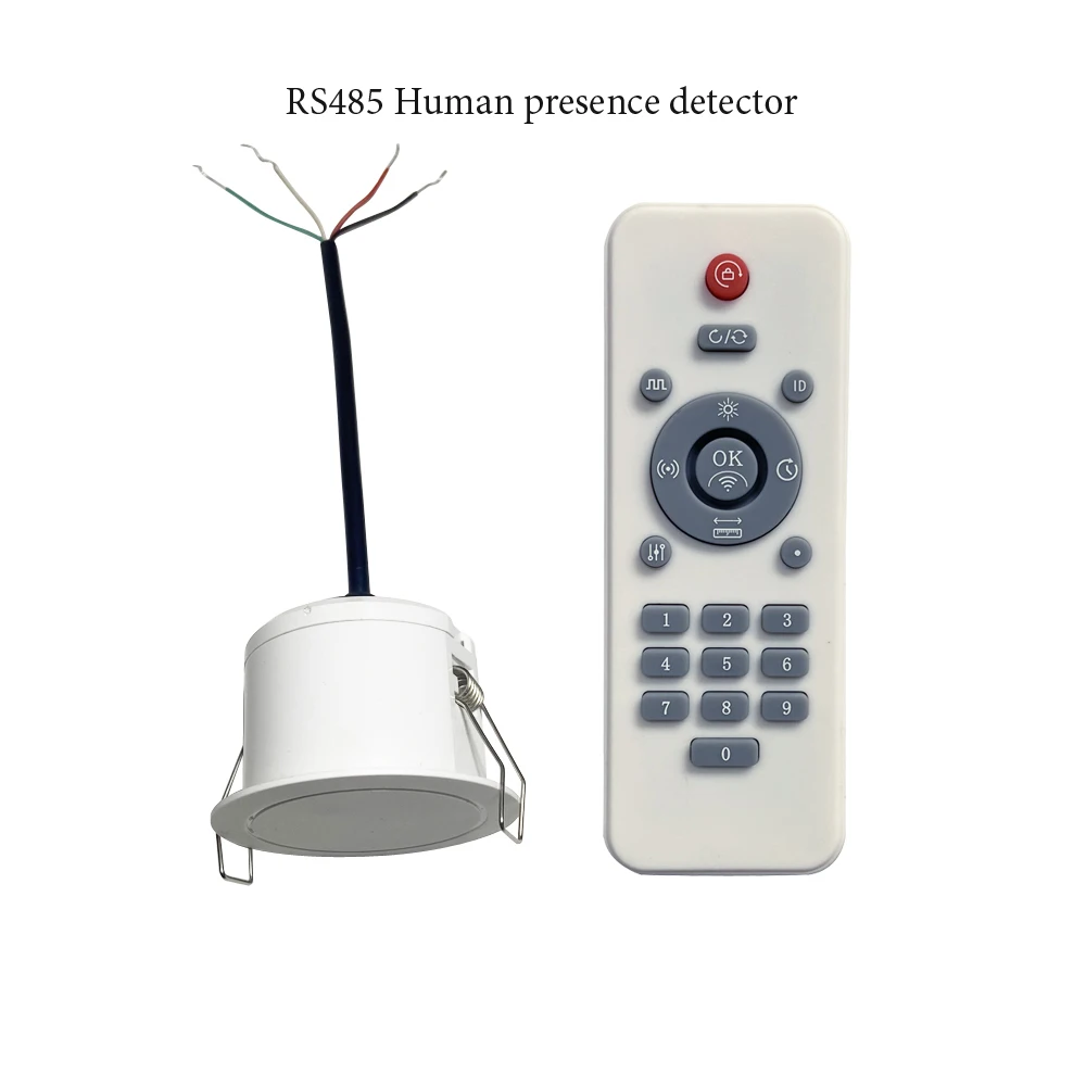 

1Pcs Human Presence Detector 5.8/24G Microwave Sensor RS485 Output Life Being Sensor Home Smart Control