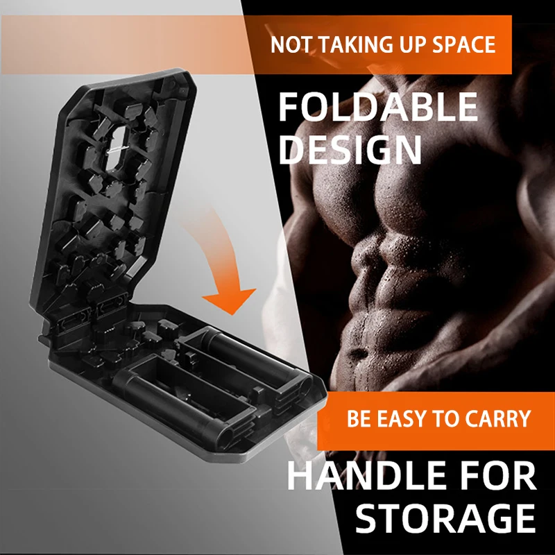 Portable Multifunctional Push Up Board Fitness and Muscle Training Device Home Workout Set Foldable Push Up Bar Resistance gallery 2
