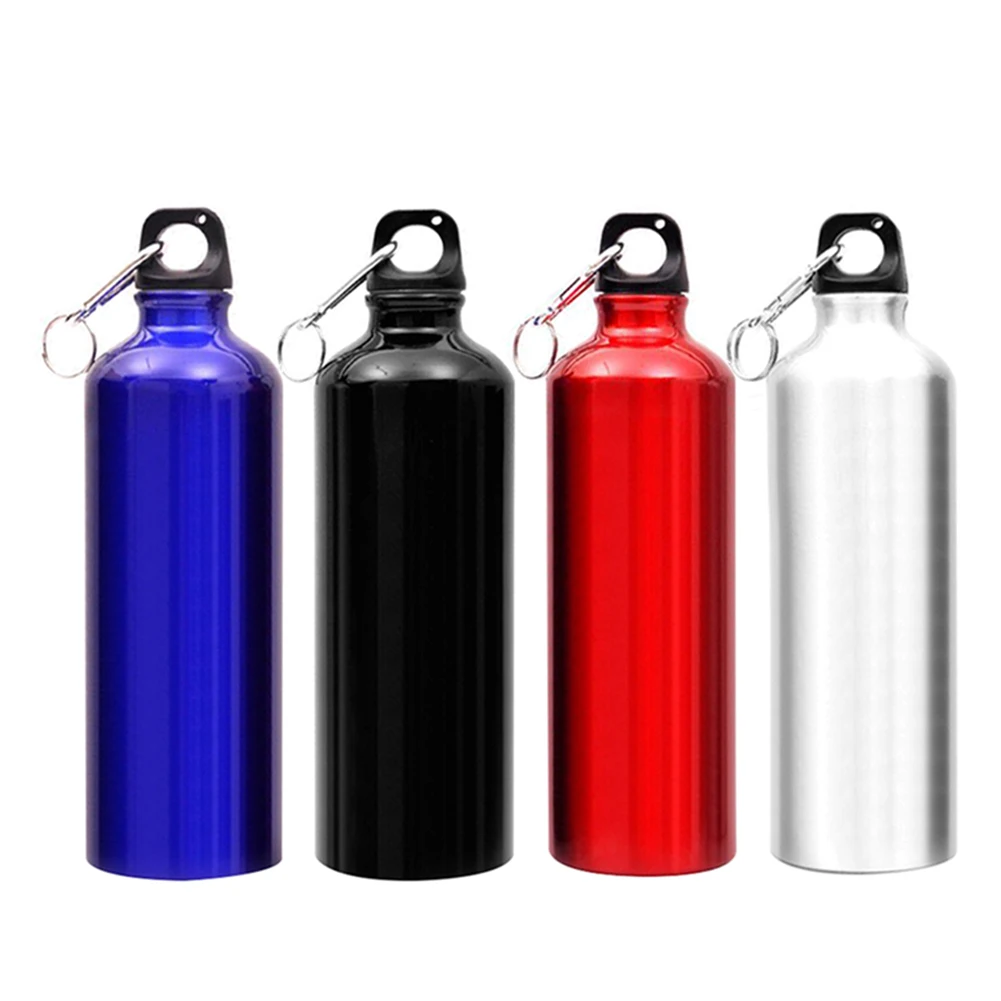 750ml Sports Bottles Aluminium Alloy Camping Bicycle Sport Water Bottle Cup Leak Proof Hot Cold Insulated Vacuum Flask Sport