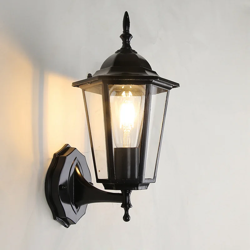 

Outdoor Wall Light Retro European Waterproof Led Lighting Villa Garden Porch Street Wall Lamp Courtyard Corridor Sconces