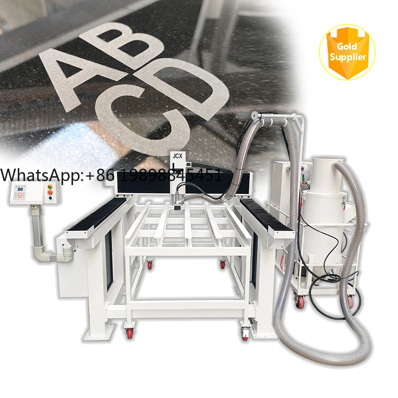 Máquina de jateamento automática de design especial de jateador de areia de alta eficiência para reforma de produtos com maior fricção de superfície